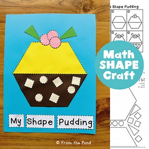 Christmas Pudding Geometry Craft | Fun 2D Shape Activity