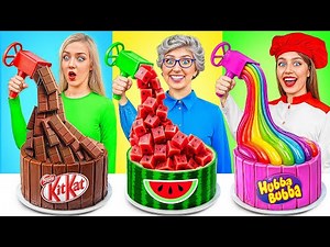 Me vs Grandma Cooking Challenge | Funny Food War by Multi DO Challenge
