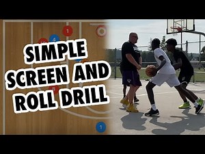Simple Screen and Roll Basketball Drill