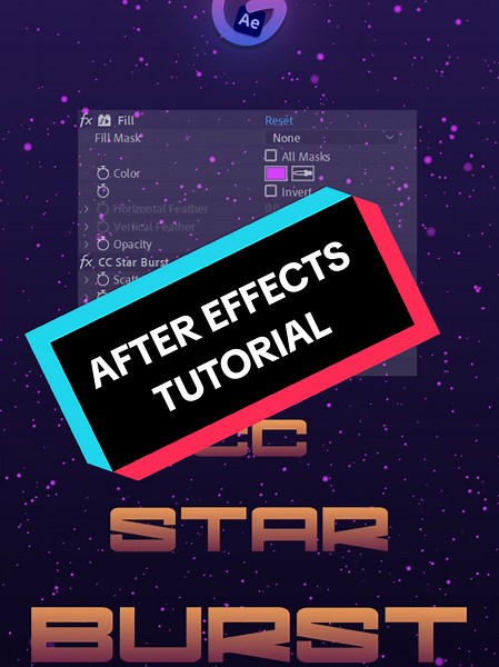 CC STAR BURST AFTER EFFECTS TUTORIAL #tutorial #ANIMATION #school #logo #motionschool #gomotionschool #starwars #STAR #creative