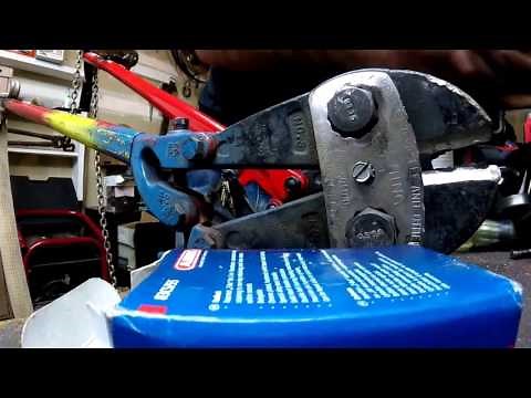 Bolt Cutters VS. ABUS 83/80 Padlock Review Re-key Rekeying VS Angle Grinder