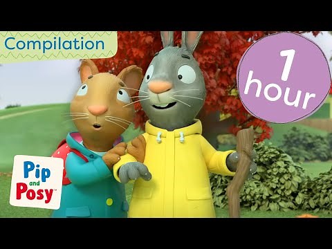 Pip and Posy Best Moments! | @pipandposy | 1 Hour of Cartoons | Compilation