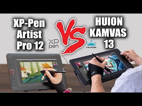XP-Pen Artist Pro 12 vs Huion Kamvas 13 Comparison