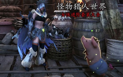 【MHW】怪物猎人世界 女性进阶套装合集