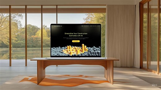 Smart Estimations with AI Calculator | Construction Website