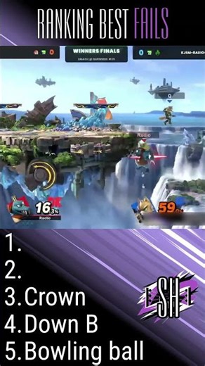 Ranking the best fails in Smash Ultimate Ep. 007 #smashbros #smashultimate #ssbu