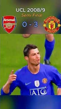 Arsenal 1–3 Manchester United | UCL 2008/09 Semi-Final #football#manchesterunited #arsenal #ucl