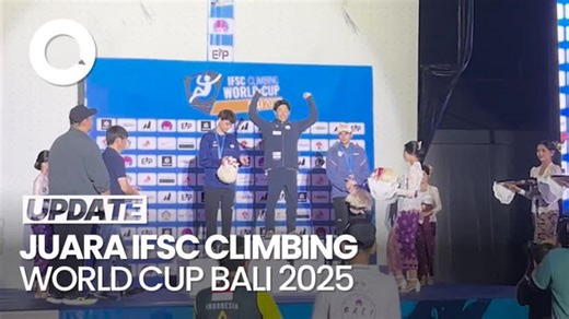 Video IFSC Climbing World Cup Bali 2025: Erin Mcneice-Satone Yoshida Juara