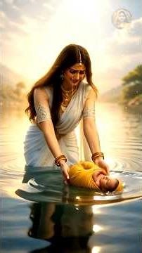 आखिर एक माँ ने अपने ही बच्चे को नदी में क्यों बहाया? 😭🌊 Part - 1 #maaganga #shorts #facts #mythology