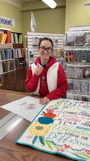 You won’t find a closer cut for your jump threads than with the EZ Snip — it’s a must-have for clean, precise trimming! ✂️ Grab one online here: https://www.nebraskaquiltcompany.com/products/the-gypsy-quilter-ez-snip-curved-blade-5 | Nebraska Quilt Company