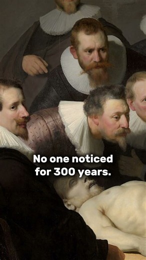 The Mistake No One Noticed for 300 Years #art #painting