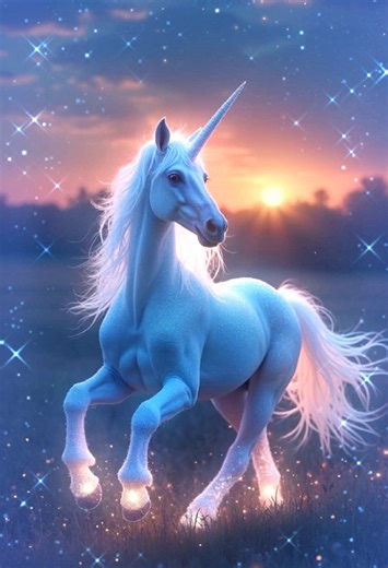 The Starborne Unicorn gallops through the cosmos, leaving a trail of stars… ✨🦄 #StarborneUnicorn #MagicalCreatures #StardustMagic #FantasyVibes #WhimsicalWorld #UnicornMagic #CelestialPower