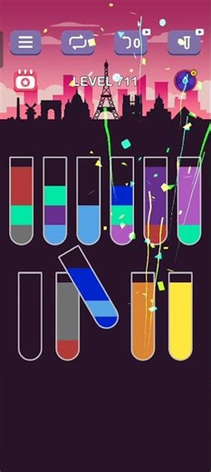 water sort puzzle level 711 guru #games