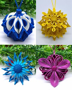 Most beautiful Christmas ornaments making very easy instruction step by step at home #diy #Christmas #handmade #decor | Craftsome