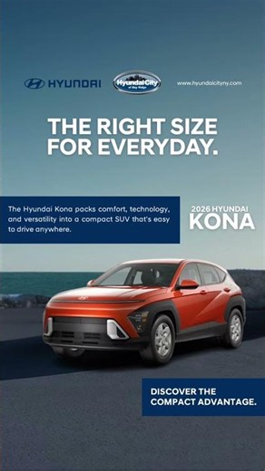 Why the 2026 Hyundai Kona Is Built for Big City Adventures