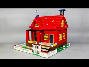 How To Build a Lego House MOC🏠| Building Blocks Instructions | Build Tutorial | Easy Step by step