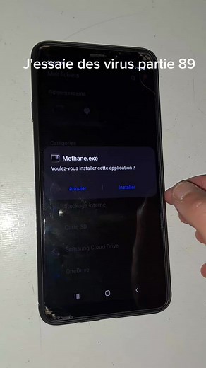 Méthane.exe virus: Mon téléphone en mode ambiance