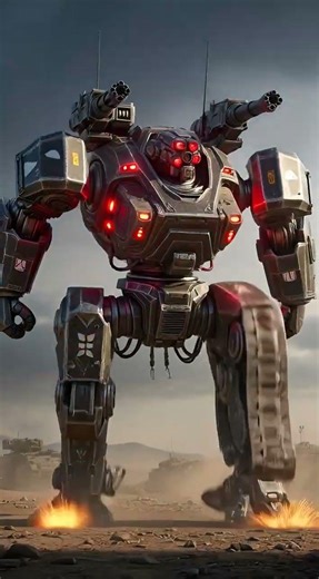 Epic Mech Transformation into Futuristic Battle Tank! 🤖🔥#tank