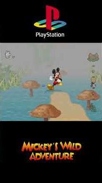 Mickey's Wild Adventure // Mickey Mania - PlayStation #shorts #playstation #disney #retrogaming