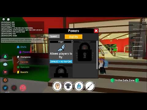 COMO volar en ANIME FIGHTHING SIMULATOR