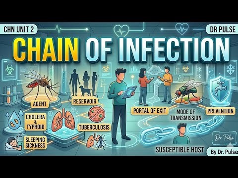 Chain of Infection Explained by Dr pulse| kmu IHS and INS new slides | Nursing Lecture