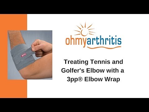 How to Use an Elbow Wrap for Tennis Elbow or Golfer's Elbow - Oh My Arthritis