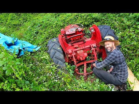 Salvaging an Abandoned Vintage Tractor - David Brown 25