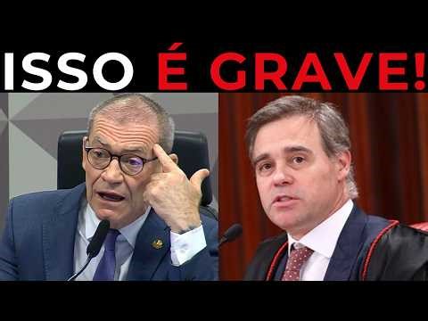 Contarato gets angry live on air — and exposes what André Mendonça is doing with the CPI.