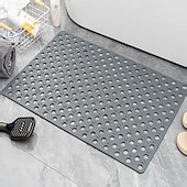 Non-Slip Shower Mat with Suction Cups and Drain Holes Bath Mat for Bathroom, Bathtub or Shower Stall, Quick Drain, Machine Washable, Eco-Friendly Massage Foot Mat for Home Use 2026 - $9.99
