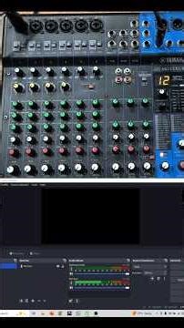 How to connect Mixer to OBS with audio interface? In Telugu... #vlog #mixer #console #obs #connect