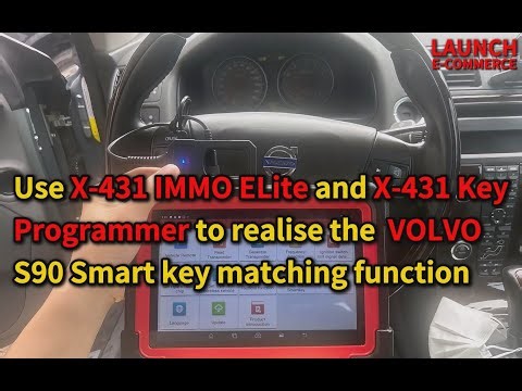 LAUNCH X431 IMMO ELITE: Smart Key Matching for Volvo S90