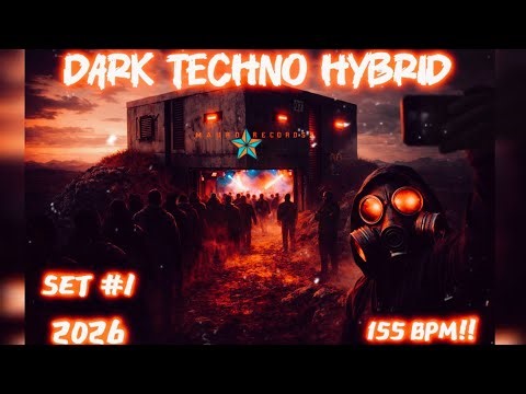 Dark Techno Hybrid set at 155 BPM set #1 2026 | Mauro temple - Underground techno