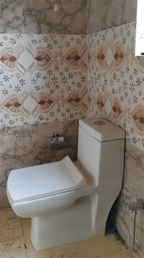 One piece commode installation #kitchendesign #bathroomdesign #reelsinstagram #trendingreels #instagram #reels | Kashmir Plumbing