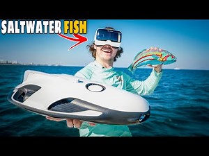 Catching EXOTIC SALTWATER FISH With An UNDERWATER DRONE!!