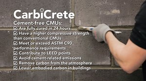 How CarbiCrete Creates a Cement-Free CMU