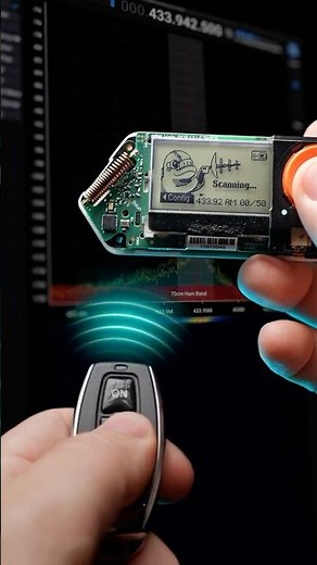 You can identify the signal from a radio remote using Flipper Zero! #flipperzero