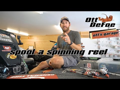 Ott's Garage | How I Spool a Spinning Reel