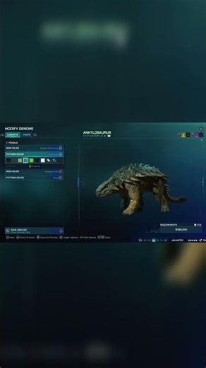 you can make your bumpy skin in jurassic world evolution 3 here is how #jurassicworldevolution3