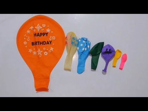 Happy Birthday Balloons ASMR 🎈 Satisfying Inflation & Sounds