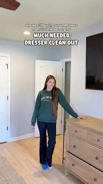 I need to do my closet next 🫣#dressercleanout #declutter #decluttering #cleaningmotivation #momlife