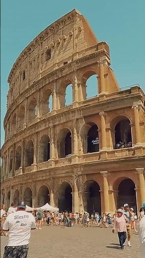 The Colosseum in Rome #travel #colosseum #rome #romehistory #historyshorts