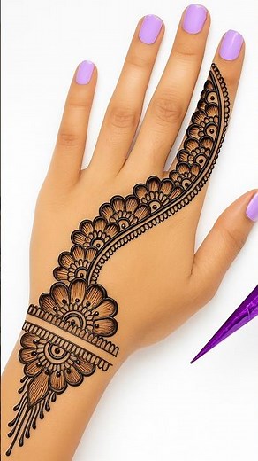 Easy & Beautiful Mehendi Design | Step-by-Step for Beginners