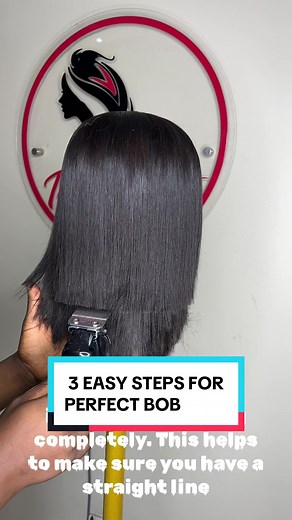 How to Cut the Perfect Bob in 3 Easy Steps