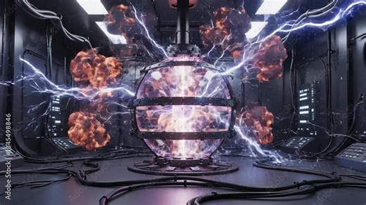 Futuristic Fusion Reactor Core Powering the Future of Energy.