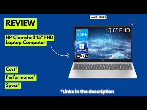 HP Clamshell 15" Laptop Review | Intel N100, 16GB RAM, 256GB SSD, FHD