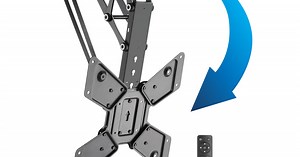 Retractable Motorized Ceiling TV Mount