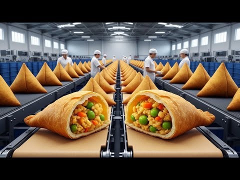 Inside a Samosa Factory: How 50,000 Crispy Samosas Are Made Every Day