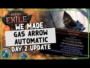PoE 2 | WE AUTOMATED GAS ARROW... AND IT'S SO MUCH BETTER NOW - Gas Arrow Deadeye Day 2 Update