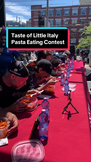 Check out the highlights from the pasta eating contest at the Taste of Little Italy Festival! Thank you to the participants and everyone who came to watch, you made this event unforgettable!💚🤍❤️🇮🇹🍝 #palmapasta #tasteoflittleitaly #torontofestival #torontofoodie #mississaugafood #mississaugafoodie #italianfood #pastaeatingcontest