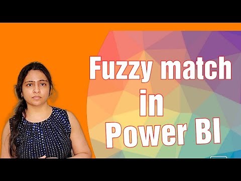 Fuzzy match in Power BI | Power BI for beginners